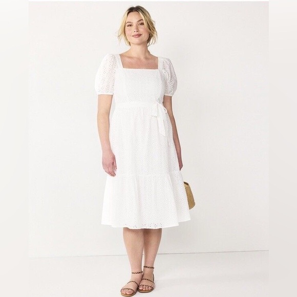 Draper James Dresses Nwot Draper James Eyelet Cotton Dress Medium